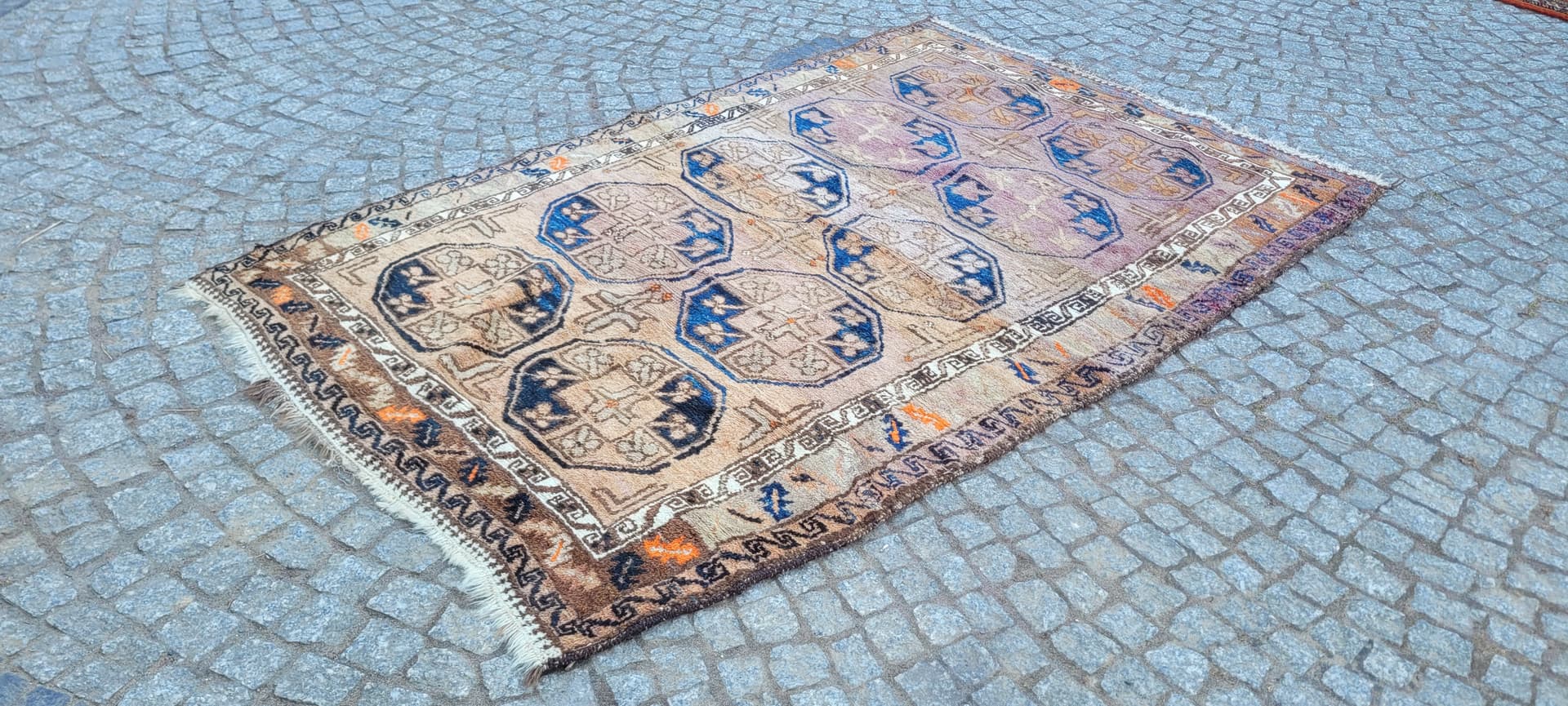 Dywan Beluch, 190x120 cm, multikolor, wełna, Afganistan, początek XX w. - 288681