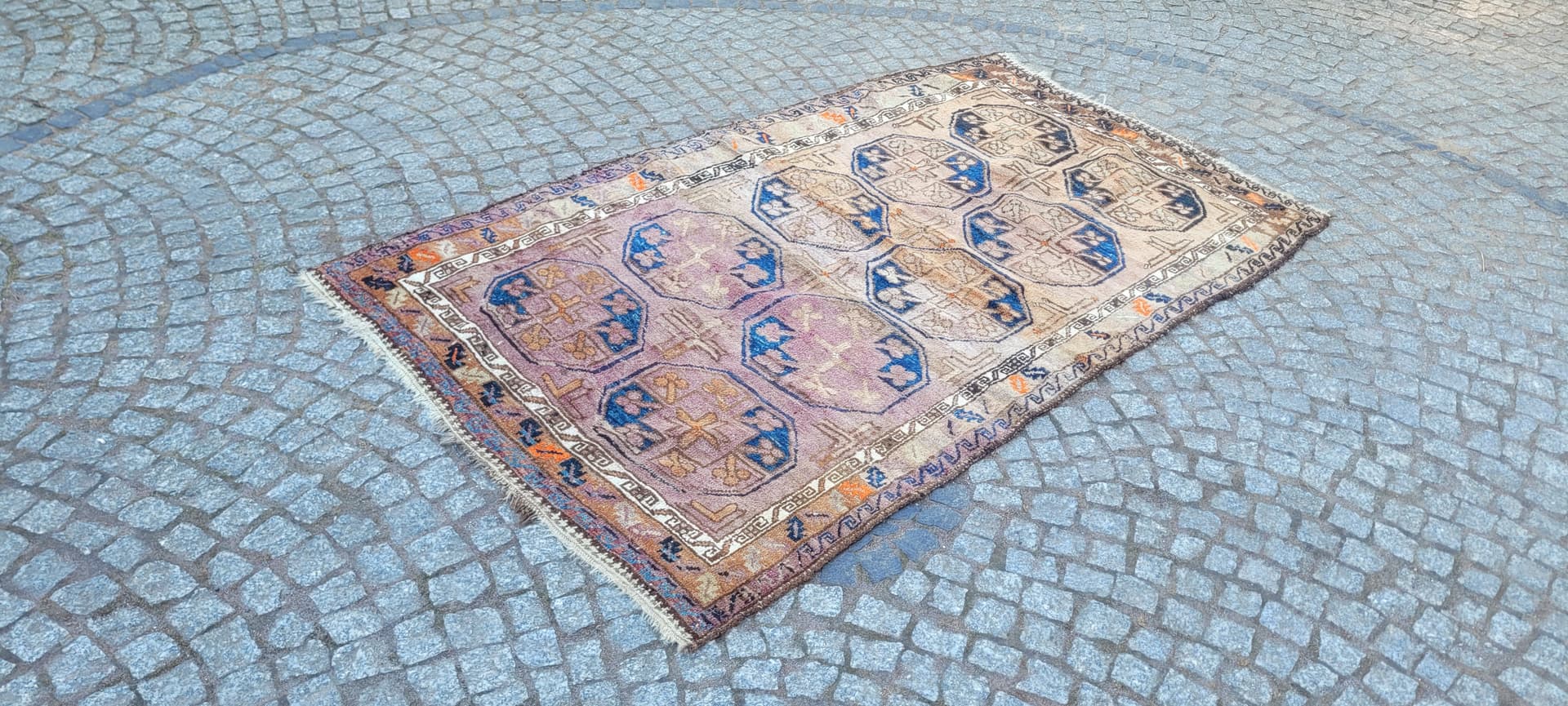 Dywan Beluch, 190x120 cm, multikolor, wełna, Afganistan, początek XX w. - 288680