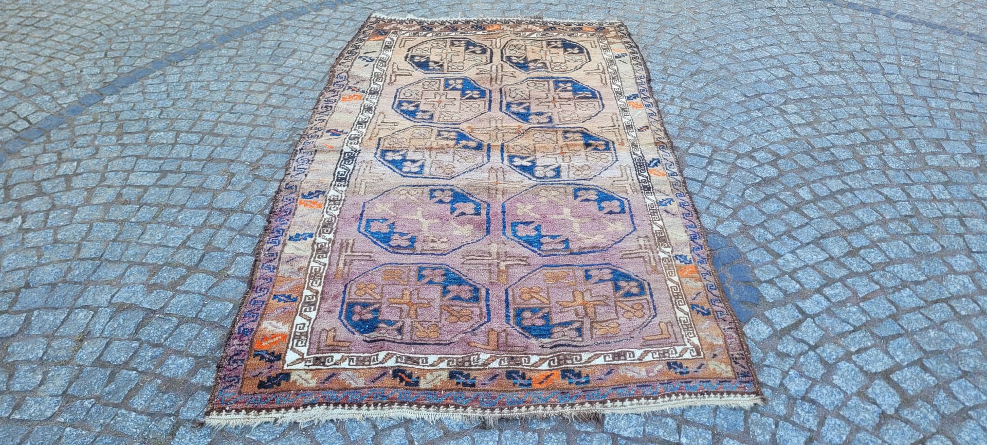 Dywan Beluch, 190x120 cm, multikolor, wełna, Afganistan, początek XX w. - 288688