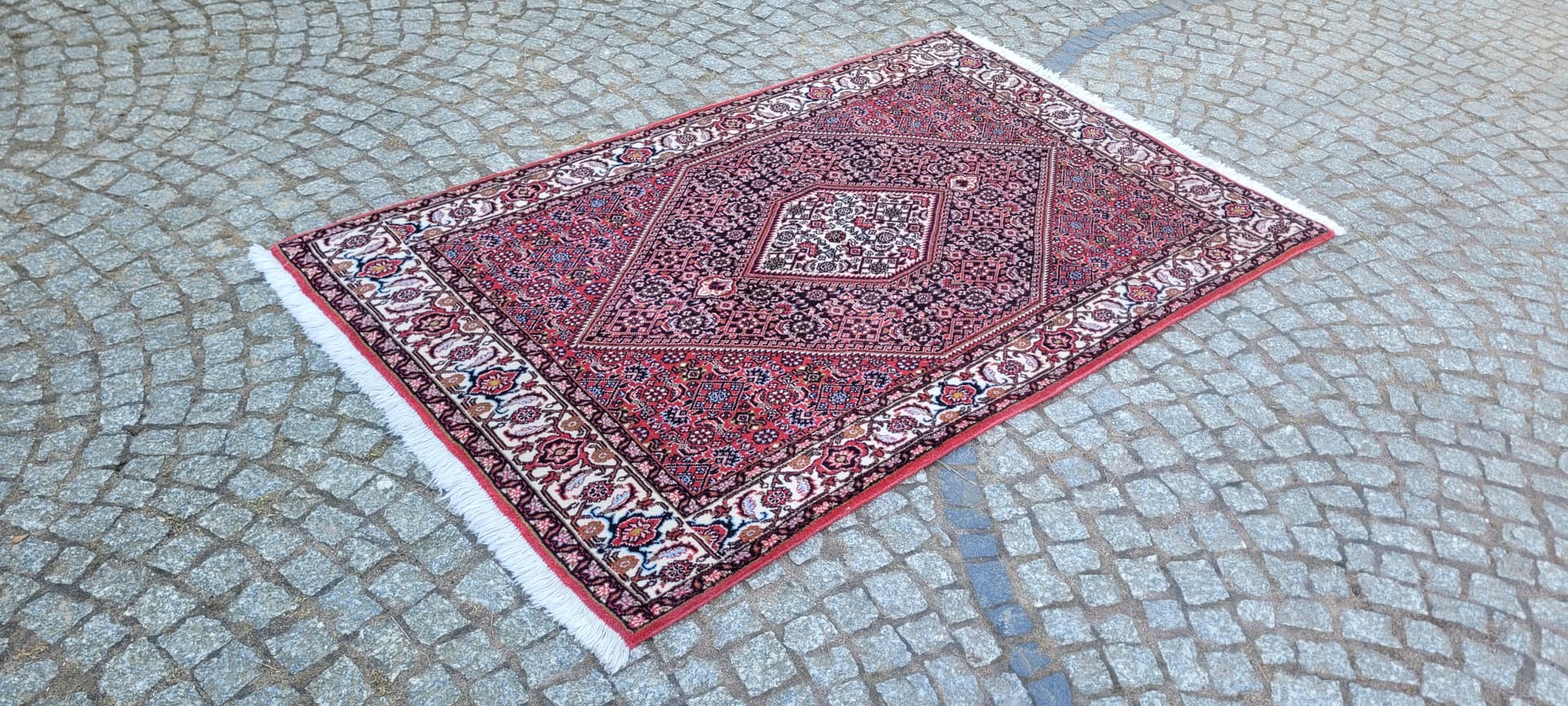 Dywan Bidjar, multikolor, wełna bawełna, Iran, początek XX w., 110x180 cm - 288700