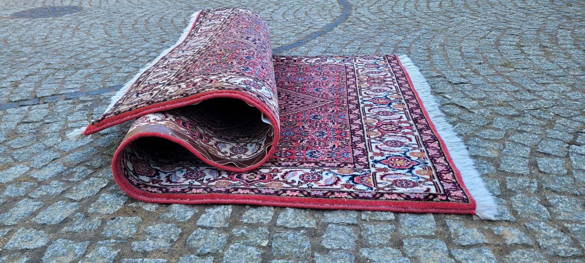 Dywan Bidjar, multikolor, wełna bawełna, Iran, początek XX w., 110x180 cm - 288692