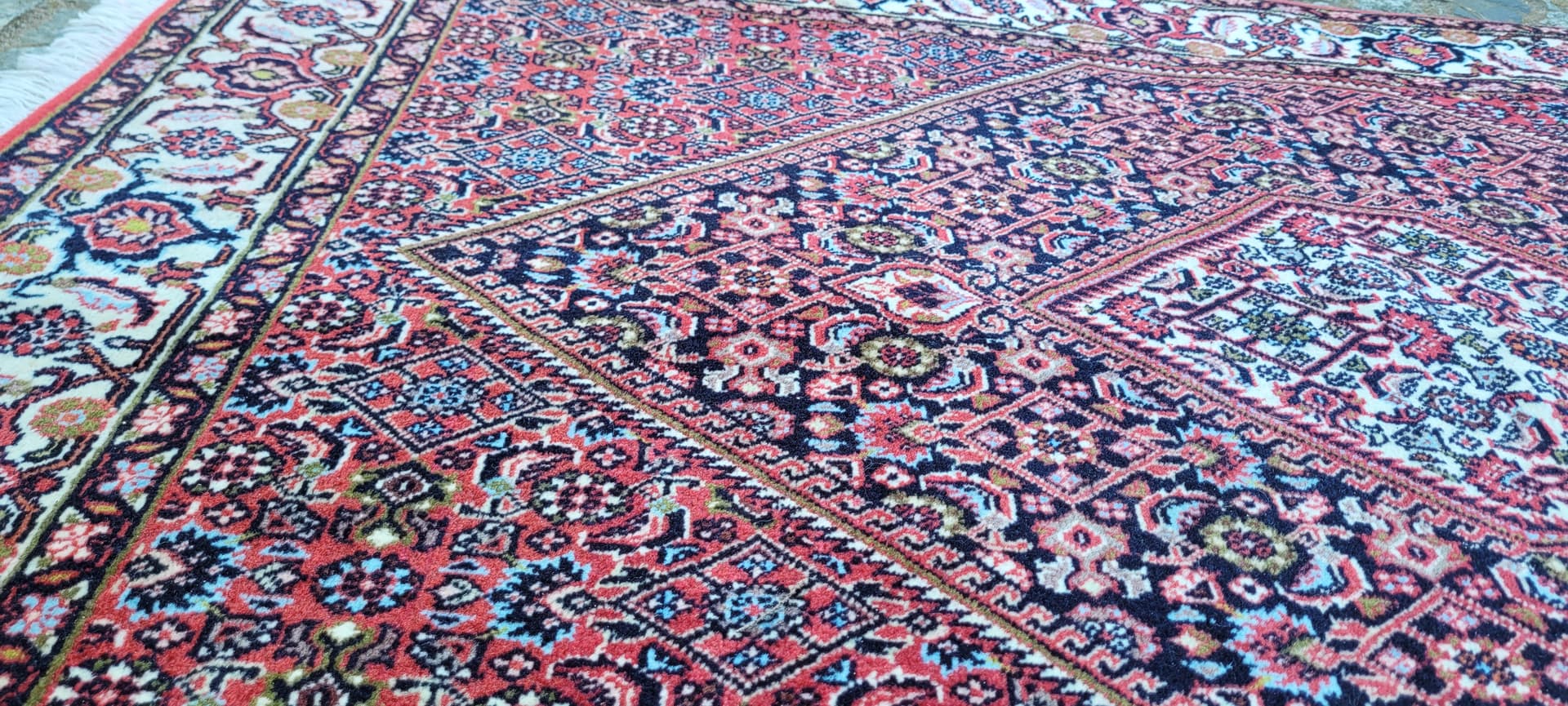 Dywan Bidjar, multikolor, wełna bawełna, Iran, początek XX w., 110x180 cm - 288698