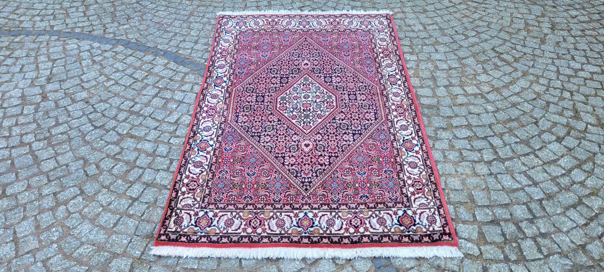 Dywan Bidjar, multikolor, wełna bawełna, Iran, początek XX w., 110x180 cm - 288702