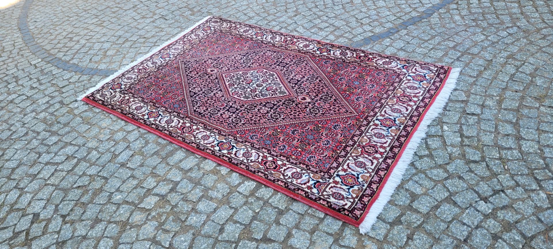 Dywan Bidjar, multikolor, wełna bawełna, Iran, początek XX w., 110x180 cm - 288699