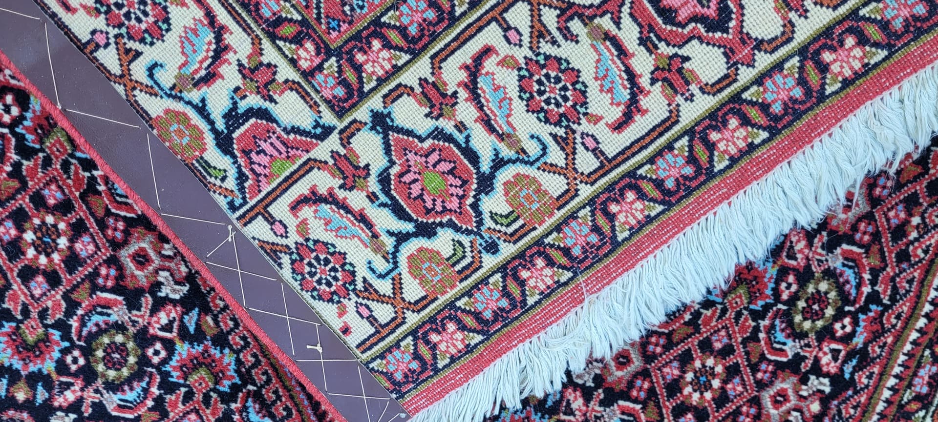 Dywan Bidjar, multikolor, wełna bawełna, Iran, początek XX w., 110x180 cm - 288694