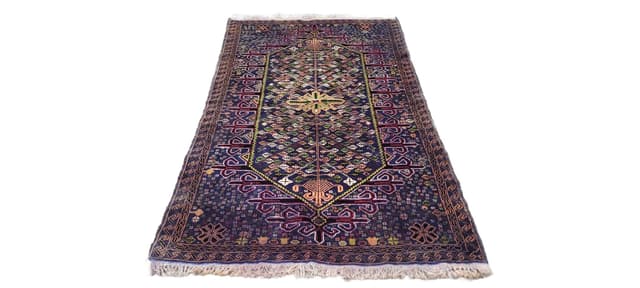 Dywan Beluch, multikolor, wełna, Afganistan, początek XX w. - WYMIARY