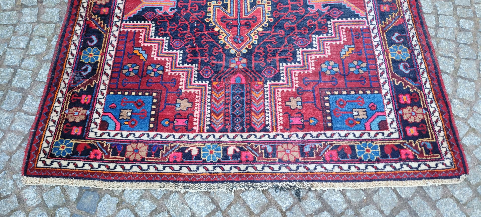 Dywan Hamadan, 210x140 cm, multikolor, wełna, Iran, lata 20. - 288757