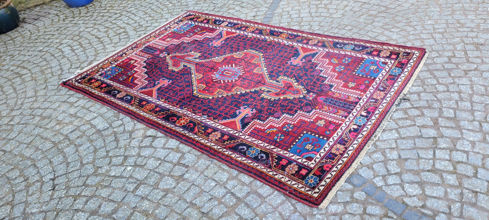 Dywan Hamadan, 210x140 cm, multikolor, wełna, Iran, lata 20. - 288753