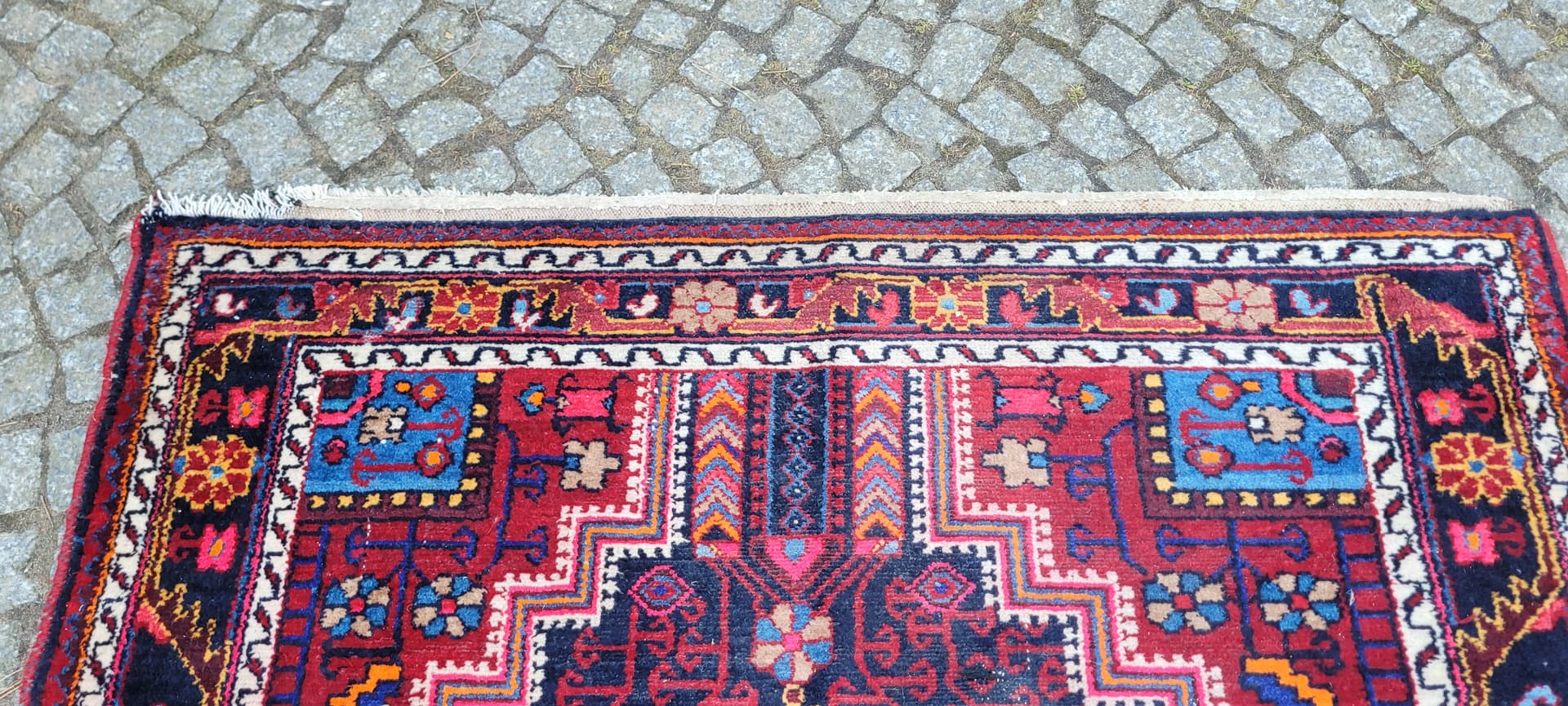 Dywan Hamadan, 210x140 cm, multikolor, wełna, Iran, lata 20. - 288751