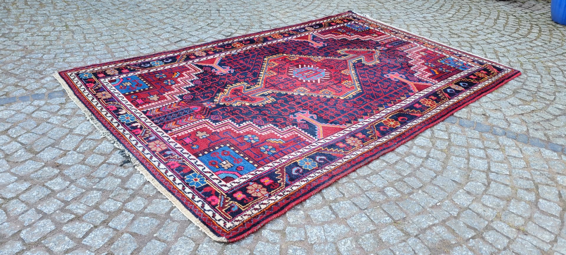 Dywan Hamadan, 210x140 cm, multikolor, wełna, Iran, lata 20. - 288756