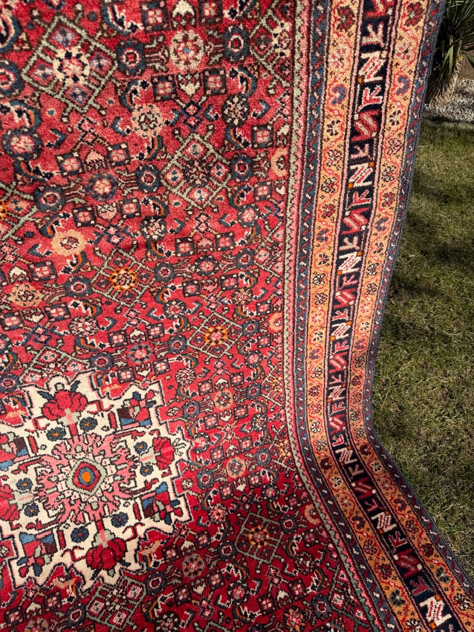 Dywan Hamadan 350x165 cm, multikolor, wełna, Iran - 288860