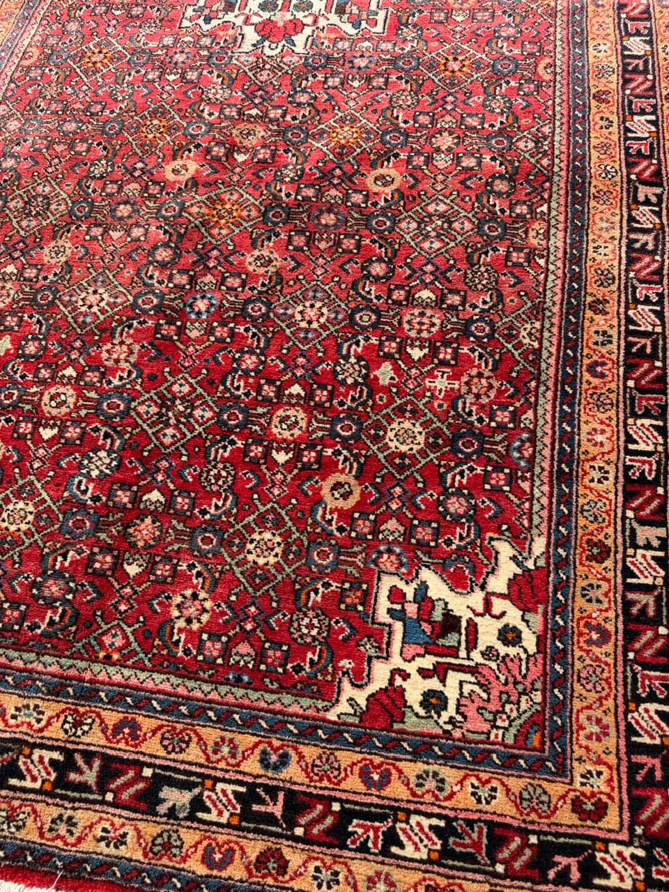Dywan Hamadan 350x165 cm, multikolor, wełna, Iran - 288870