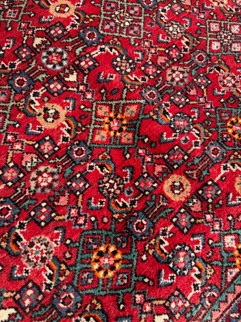 Dywan Hamadan 350x165 cm, multikolor, wełna, Iran - 288865