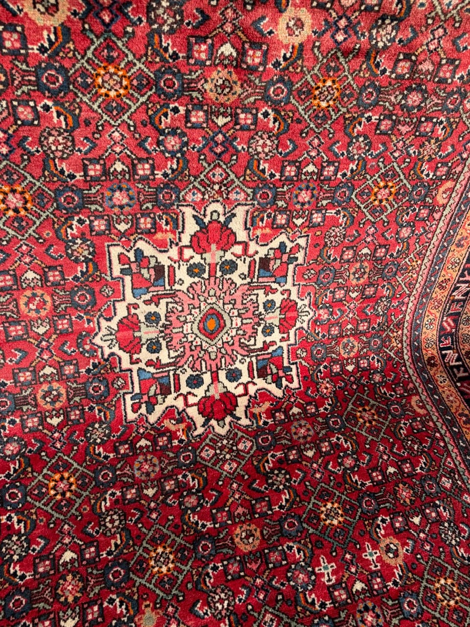 Dywan Hamadan 350x165 cm, multikolor, wełna, Iran - 288861