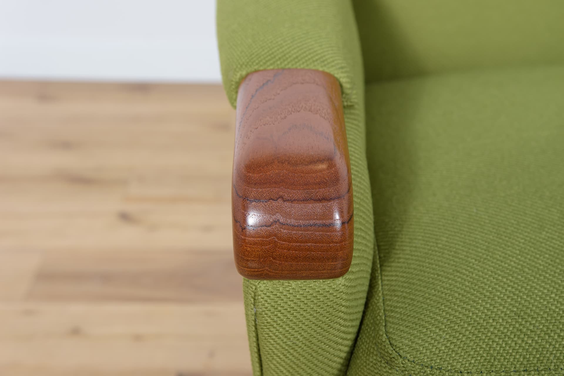 Fotel, teak zielony, Dania, lata 60. - 288898