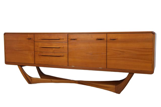 Komoda, drewno brązowy, Beithcraft, Wielka Brytania, lata 60. - WYMIARY