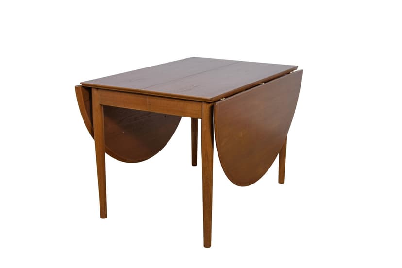 Stół rozkładany, teak brązowy, Dania, lata 60.