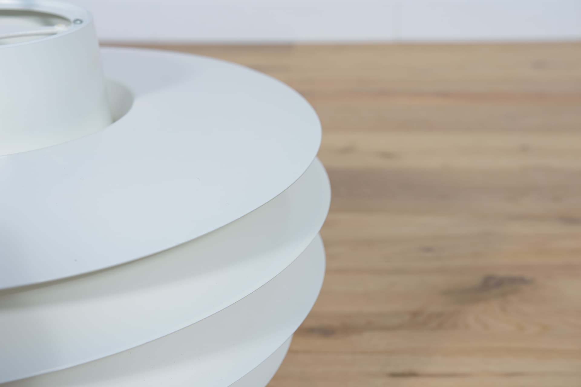 Lampa wisząca Verona, aluminium biały, proj. S. Middelboe, Fog & Mørup, Dania, lata 60. - 289064