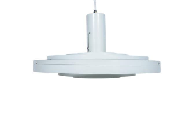 Lampa wisząca Fibonacci, biały, metal, proj. S. Frandsen, Fog & Mørup, Dania, lata 60. - WYMIARY