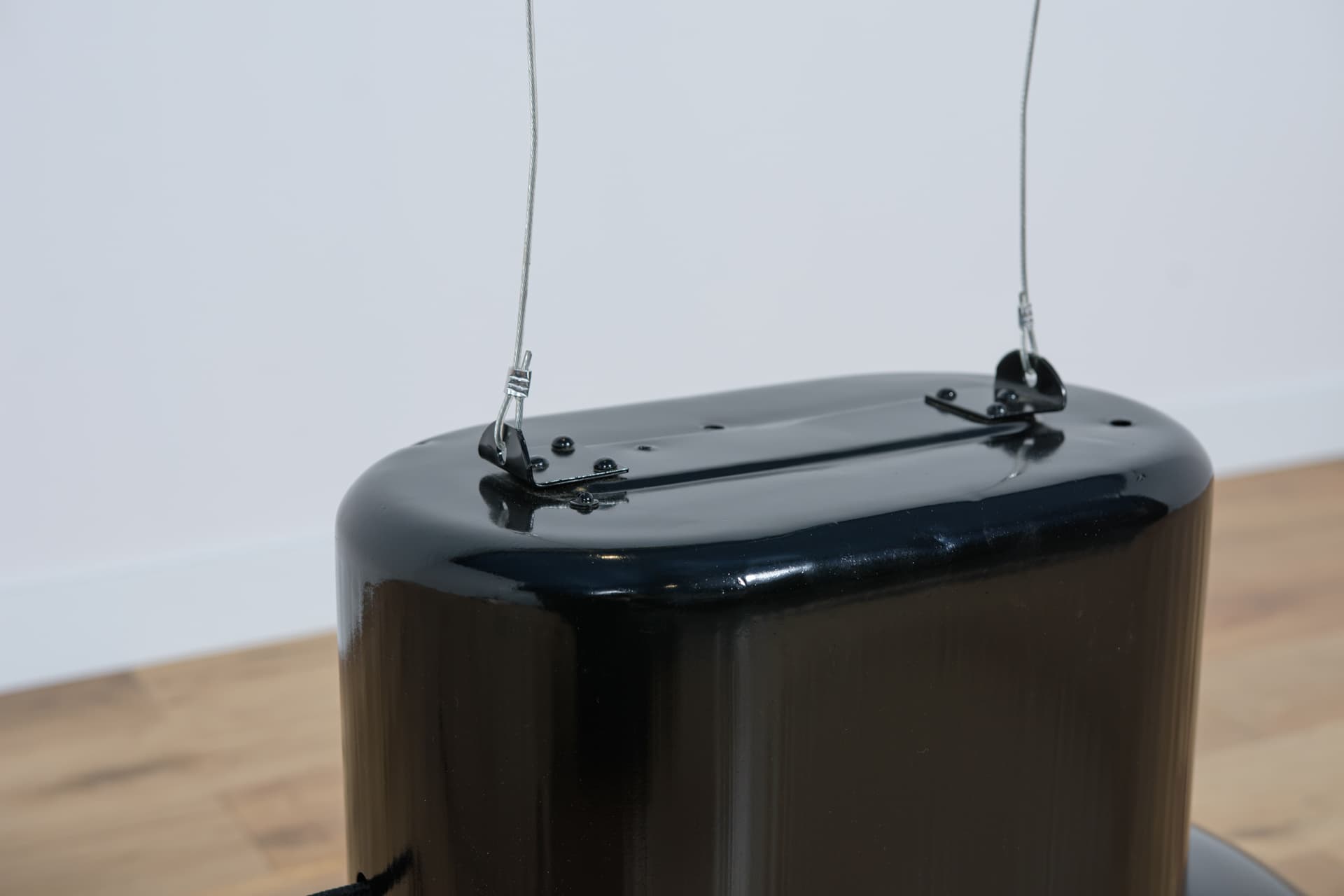 Lampa wisząca Uboot, metal czarny, Predom-Mesko, Polska, lata 70. - 289116