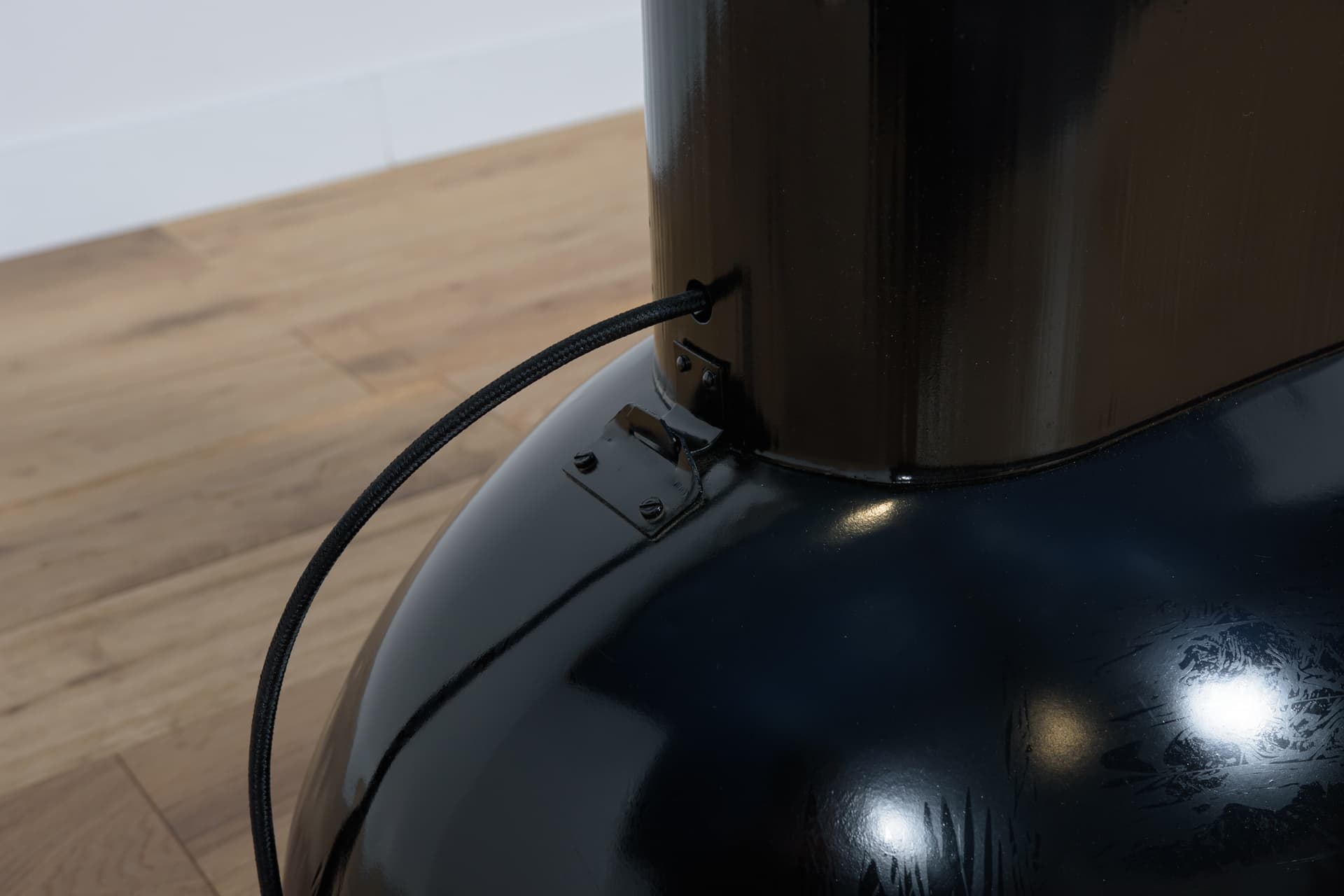 Lampa wisząca Uboot, metal czarny, Predom-Mesko, Polska, lata 70. - 289115