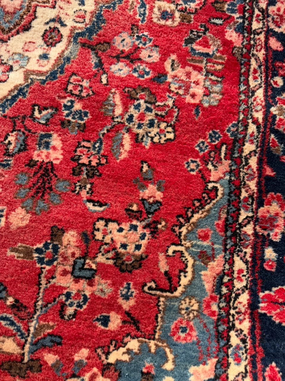 Dywan Hamadan 210x135 cm, czerwony, wełna, Iran - 289192