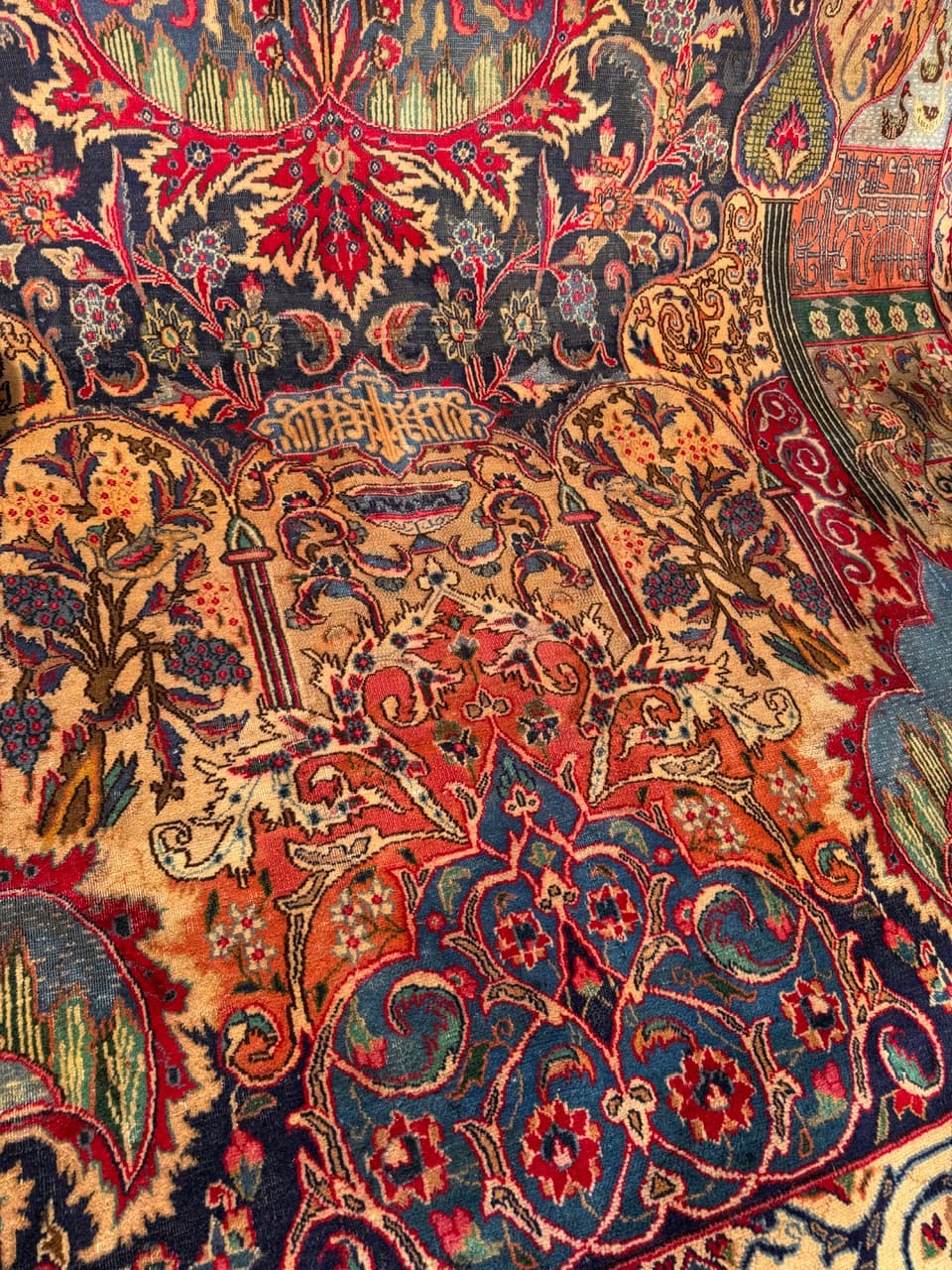 Dywan perski Kaschmar Figural, 395x290 cm, multikolor, wełna, Iran" - 289207