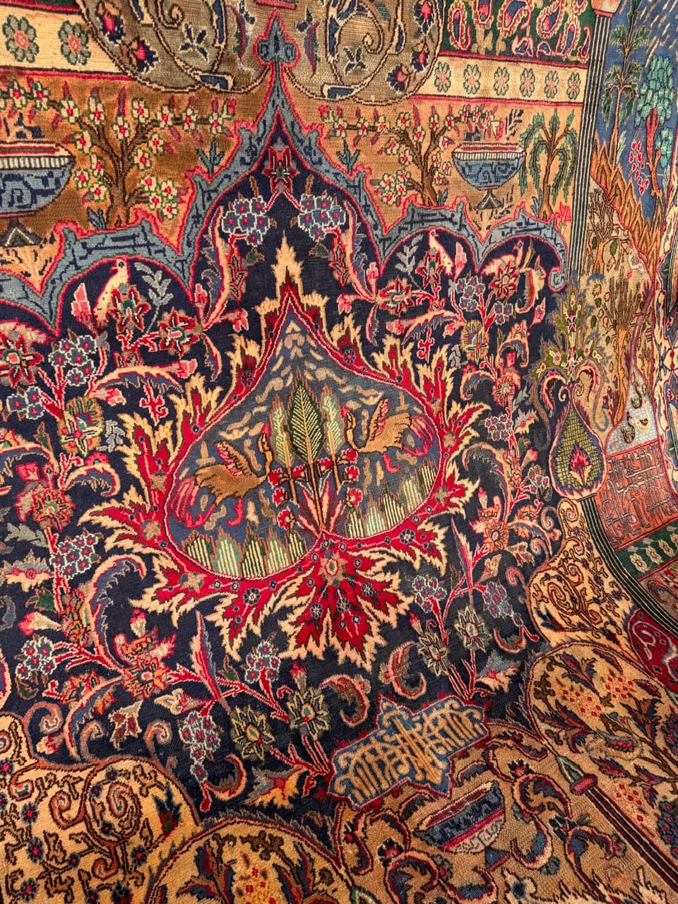 Dywan perski Kaschmar Figural, 395x290 cm, multikolor, wełna, Iran" - 289210