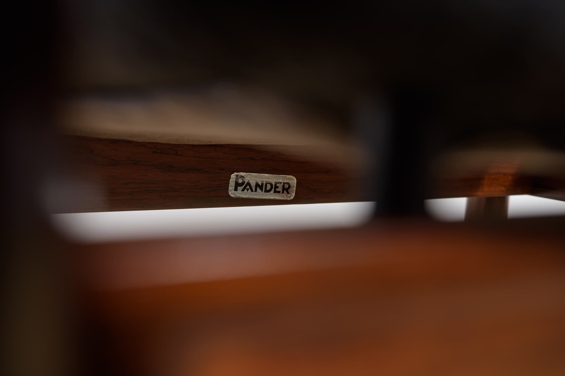 Komplet sześciu krzeseł Diplomat, wełna czarna, palisander, proj. F. Juhl, dla France & Søn, Dania, lata 60. - 289238