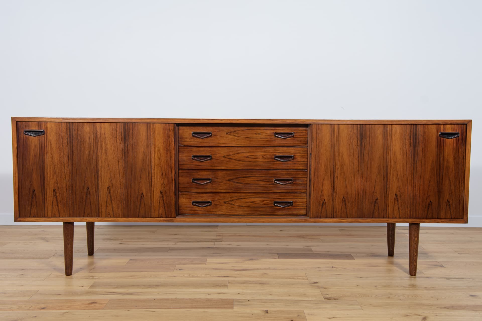 Komoda, palisander brązowy, Clausen & Son, Dania, lata 60. - 289282