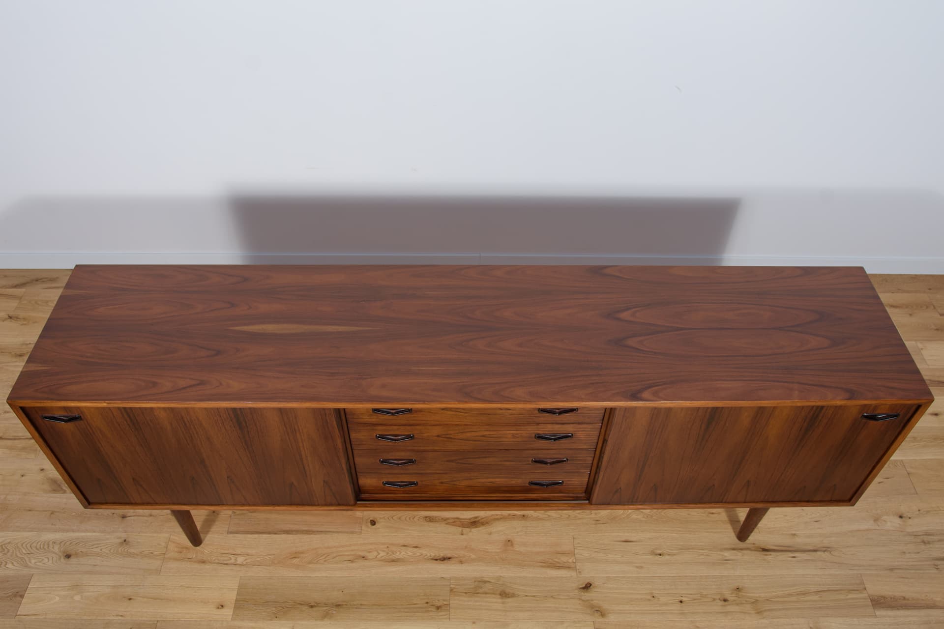 Komoda, palisander brązowy, Clausen & Son, Dania, lata 60. - 289284