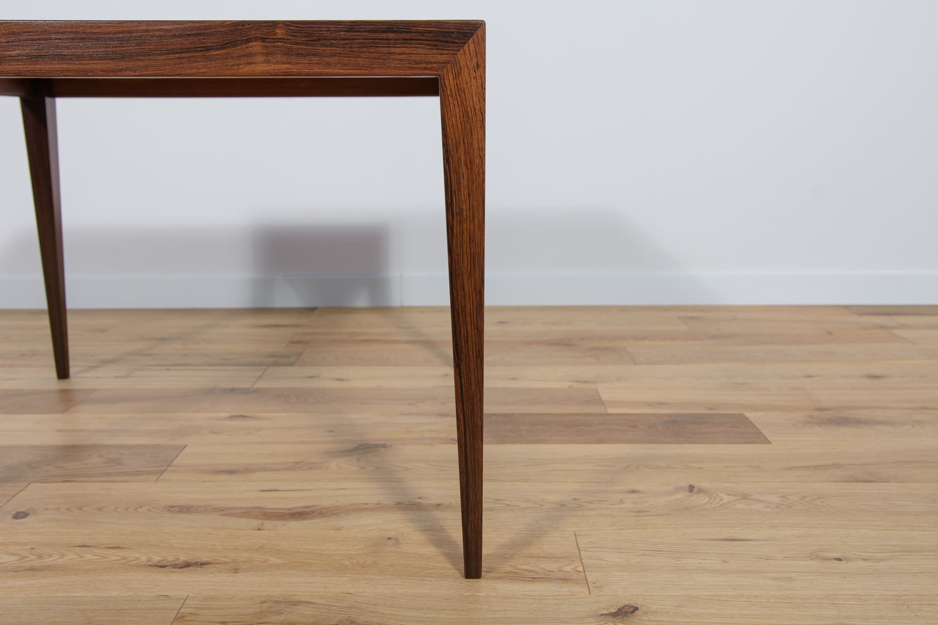 Coffee table, brown rosewood, by S. Hansen, Denmark, 1960s. - 289301