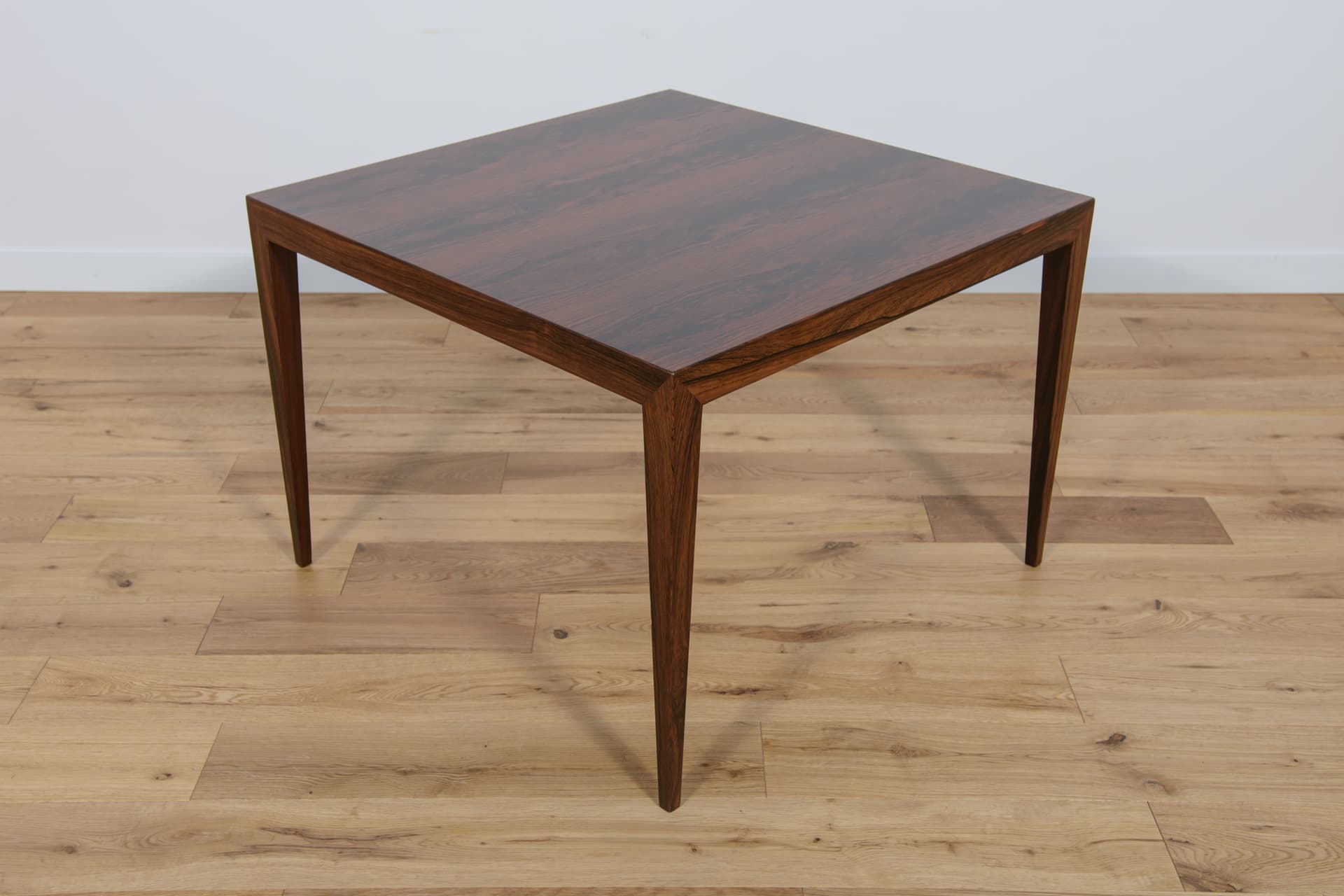 Coffee table, brown rosewood, by S. Hansen, Denmark, 1960s. - 289294