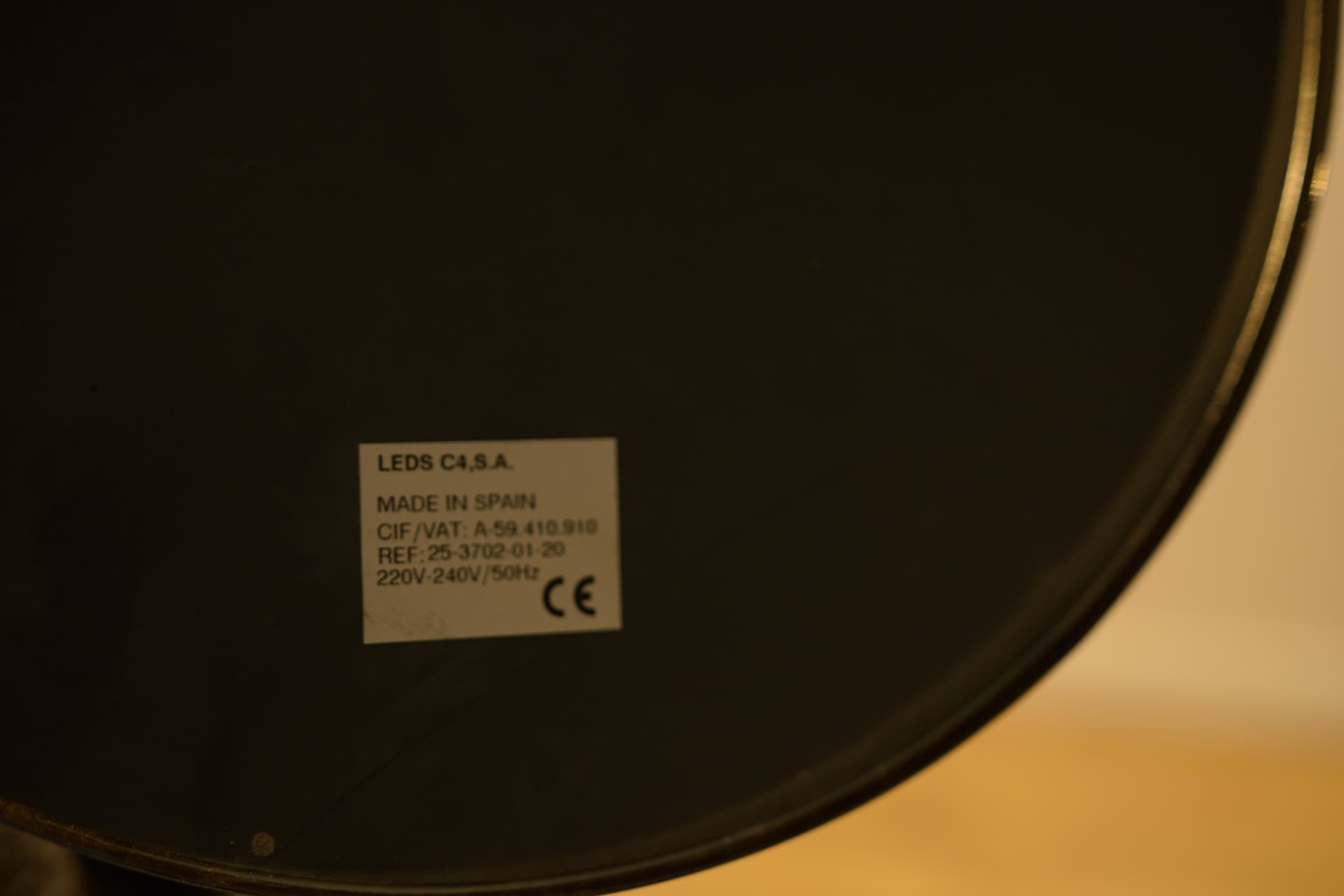 Lampa podłogowa Art Deco, drewno brązowe, mosiądz, Hiszpania, lata 90. - 289341