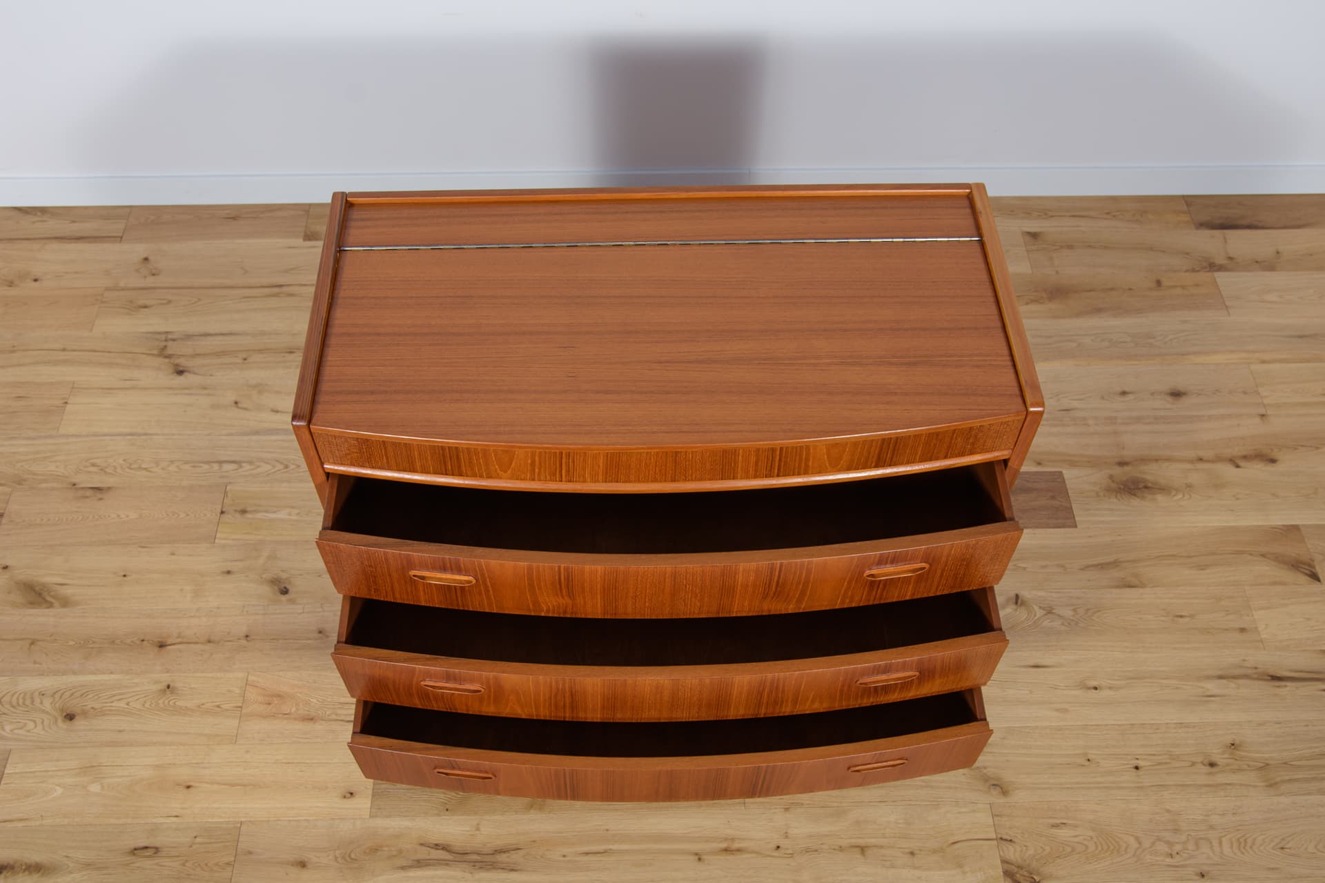 Toaletka, teak brązowy, Dania, lata 60. - 289364