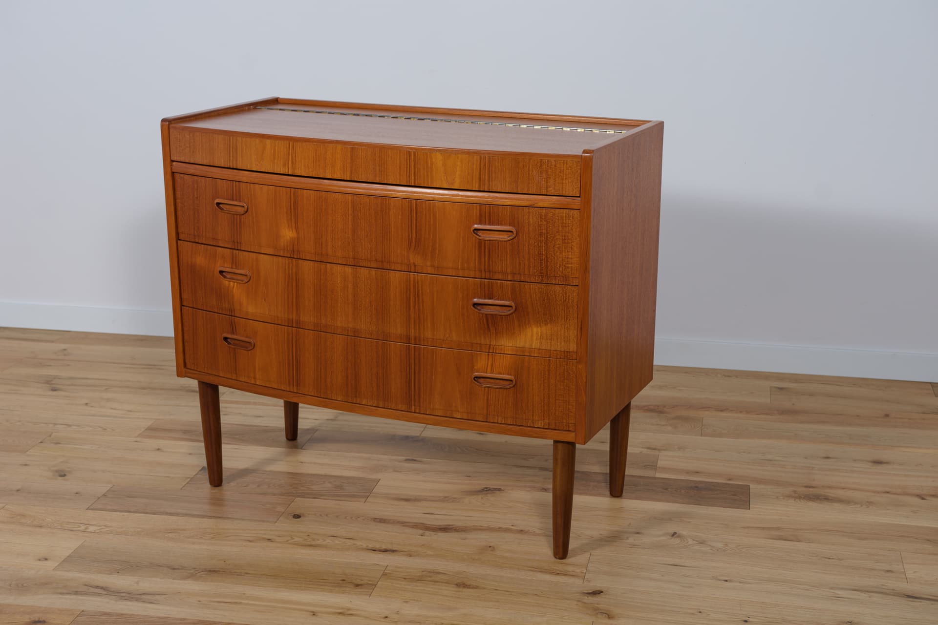 Toaletka, teak brązowy, Dania, lata 60. - 289358