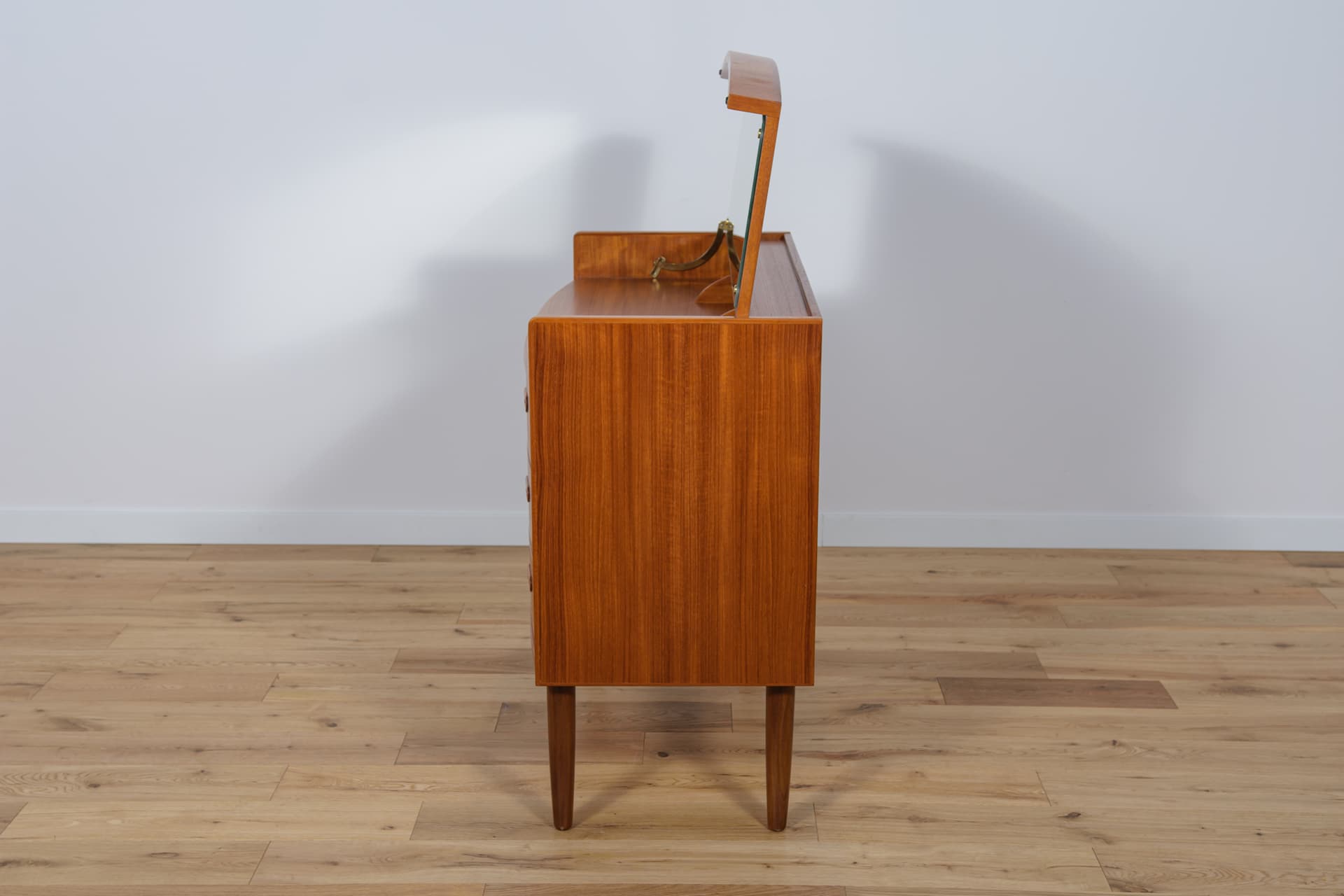 Toaletka, teak brązowy, Dania, lata 60. - 289360