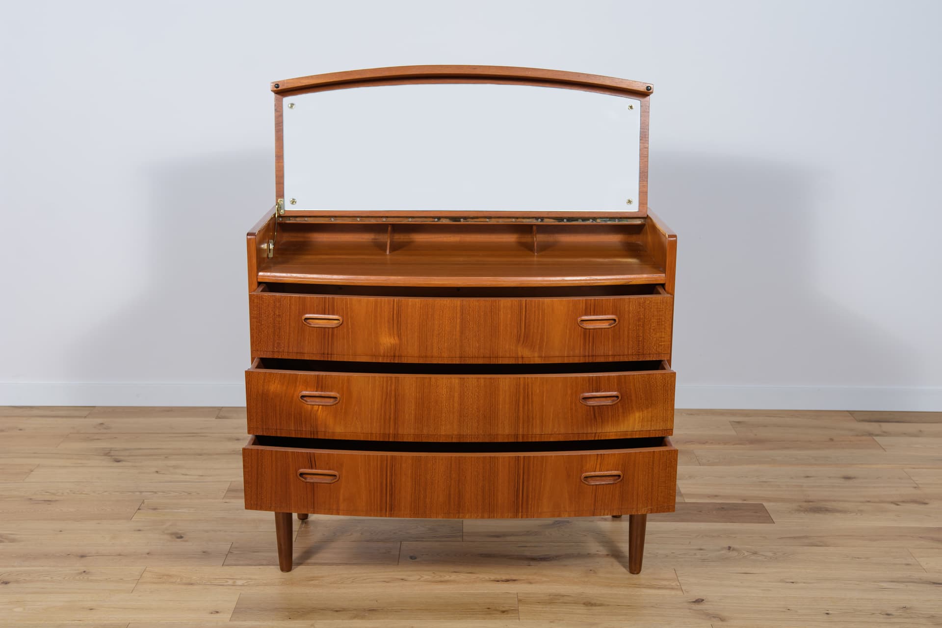 Toaletka, teak brązowy, Dania, lata 60. - 289362