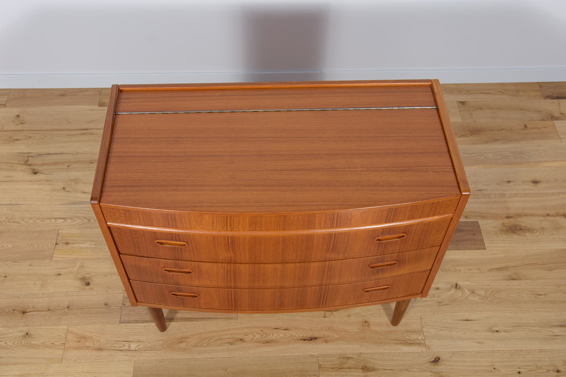 Toaletka, teak brązowy, Dania, lata 60. - 289357