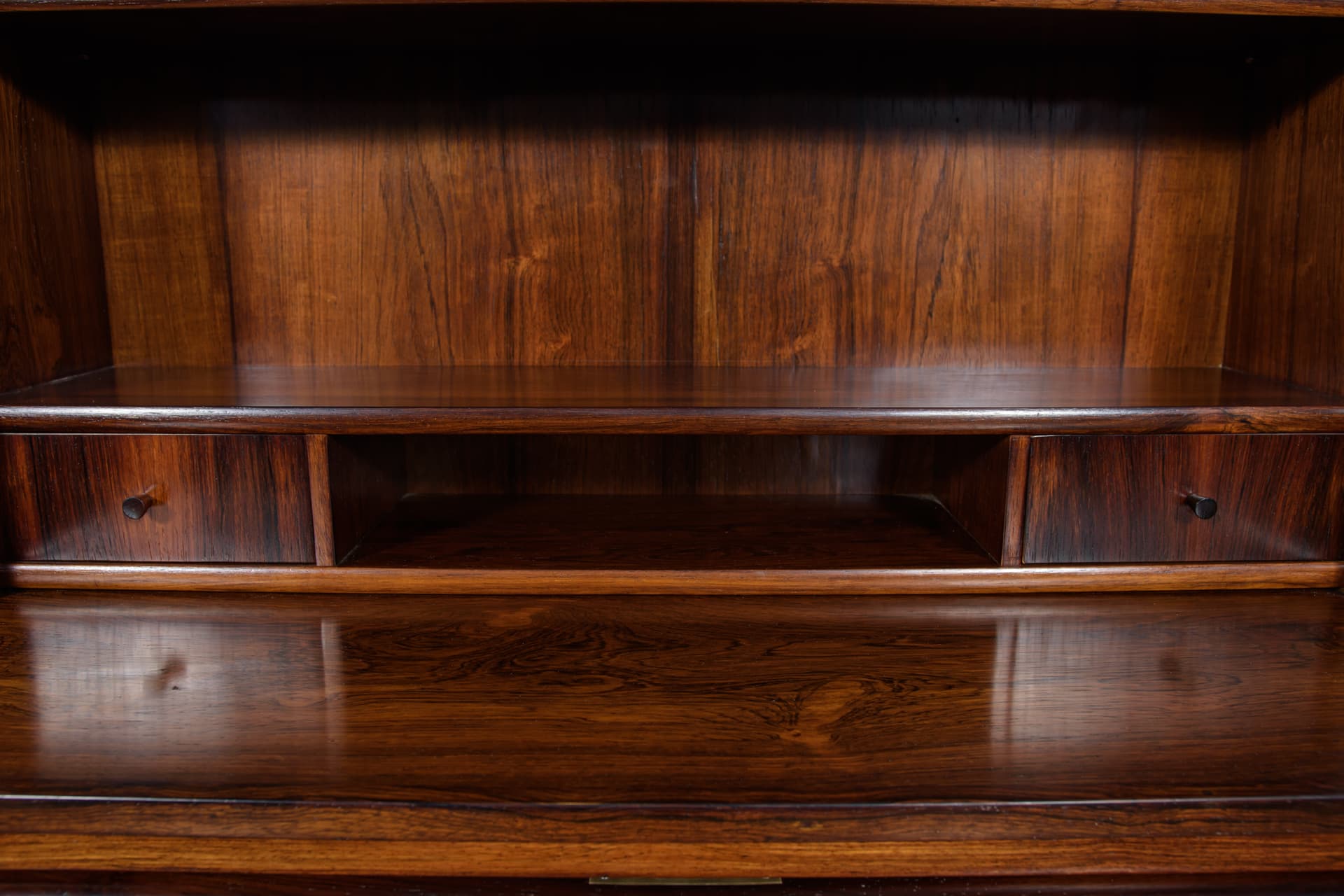 Regał, palisander brązowy, Dania, lata 60. - 289382