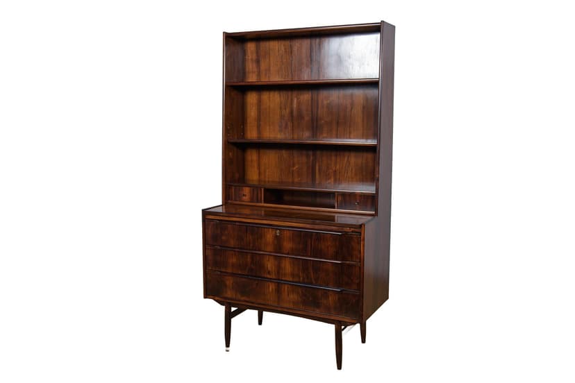 Regał, palisander brązowy, Dania, lata 60.