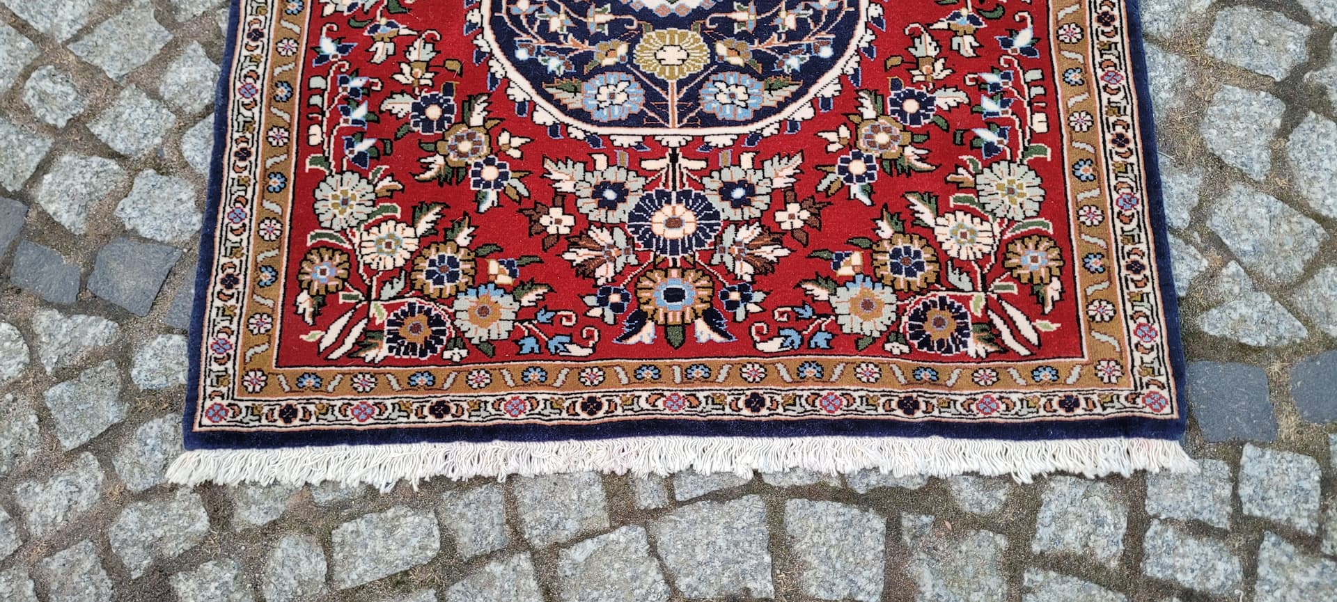 Dywan Ghom, multikolor, wełna kork bawełna, Iran, 77x105 cm - 289406