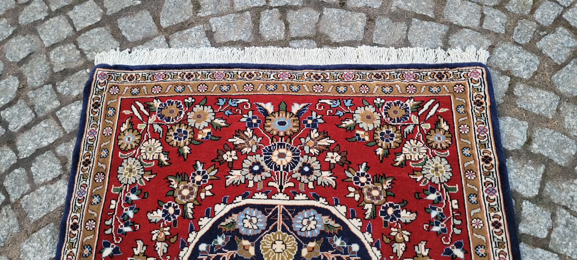 Dywan Ghom, multikolor, wełna kork bawełna, Iran, 77x105 cm - 289405