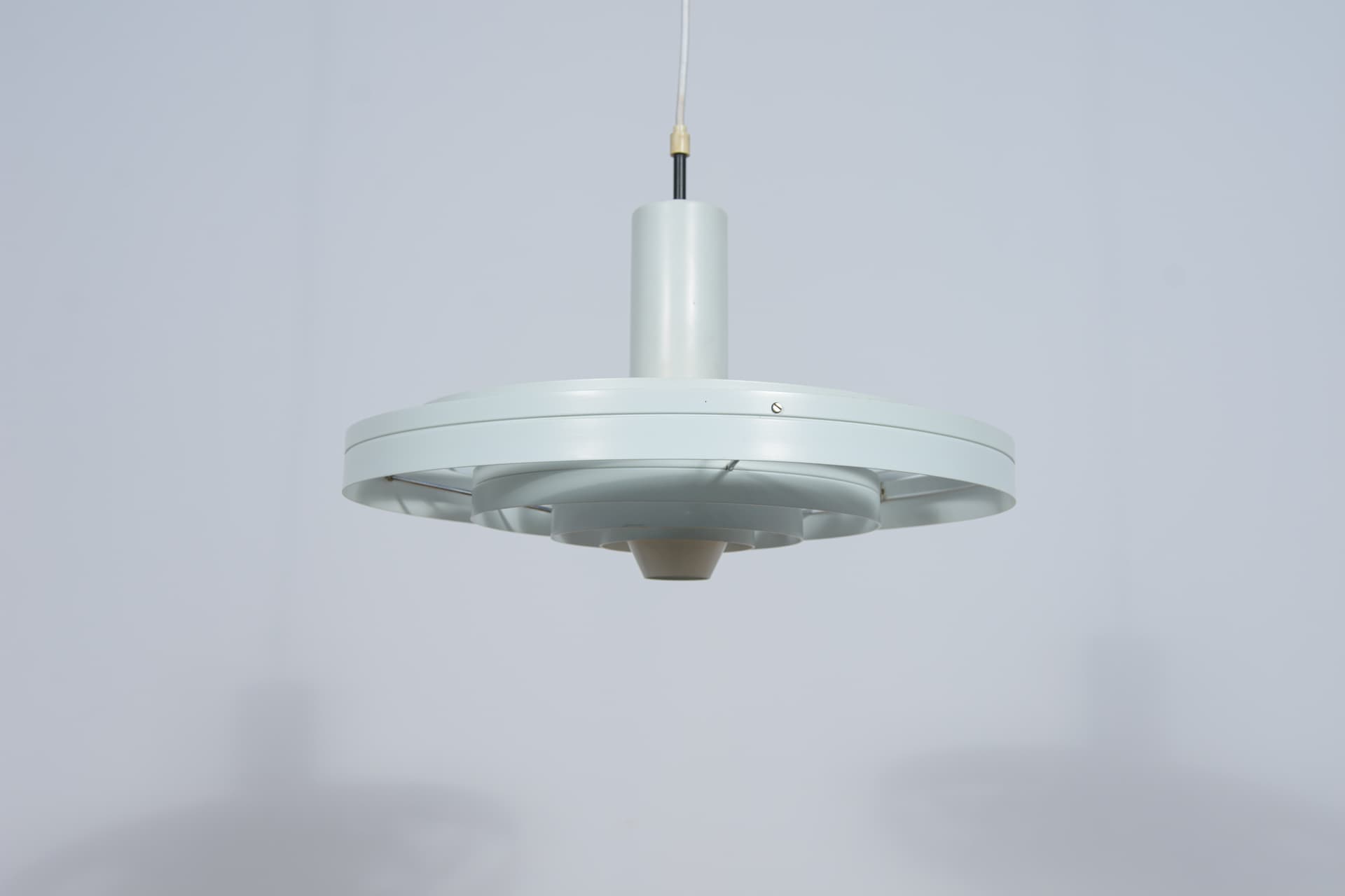 Lampa wisząca Fibonacci, metal szary, proj. S. Frandsen, Fog & Mørup, Dania, lata 60. - 289415