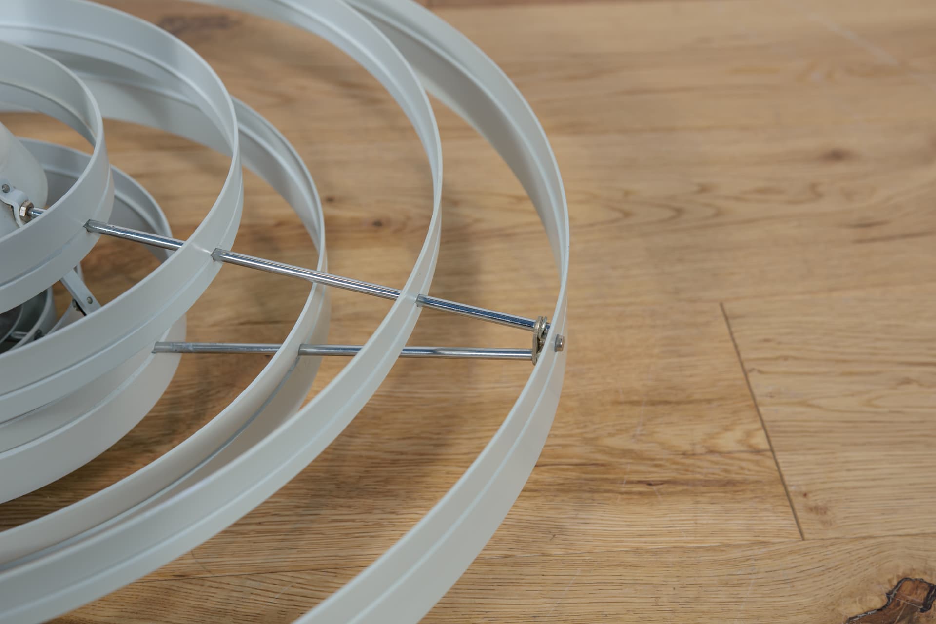 Lampa wisząca Fibonacci, metal szary, proj. S. Frandsen, Fog & Mørup, Dania, lata 60. - 289423