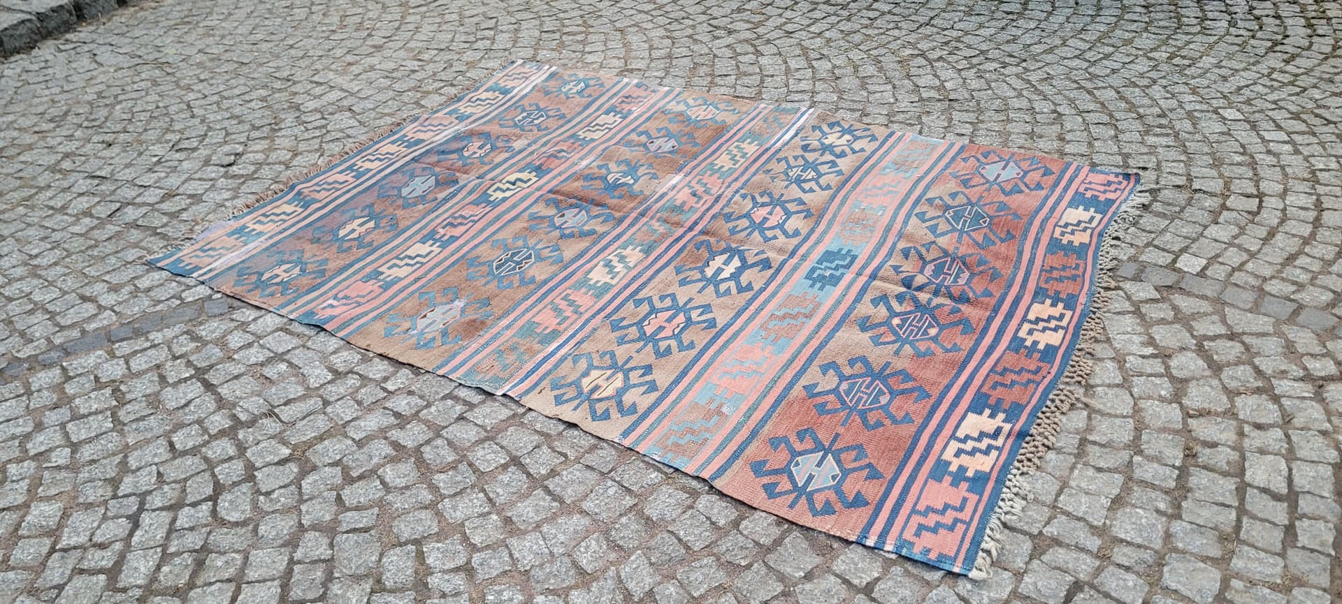 Kilim kurdyjski, multikolor, wełna, Iran, początek XX w. - 289432