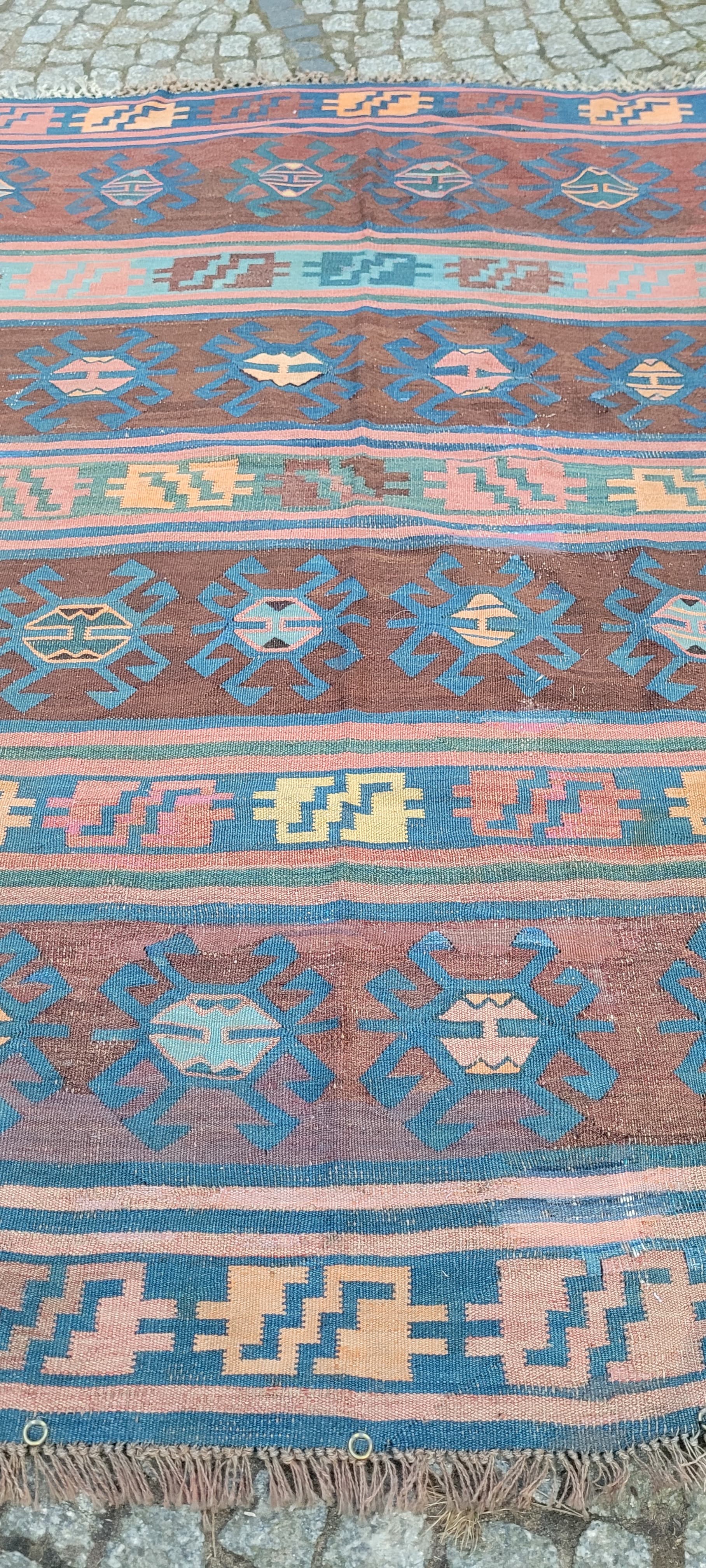 Kilim kurdyjski, multikolor, wełna, Iran, początek XX w. - 289439