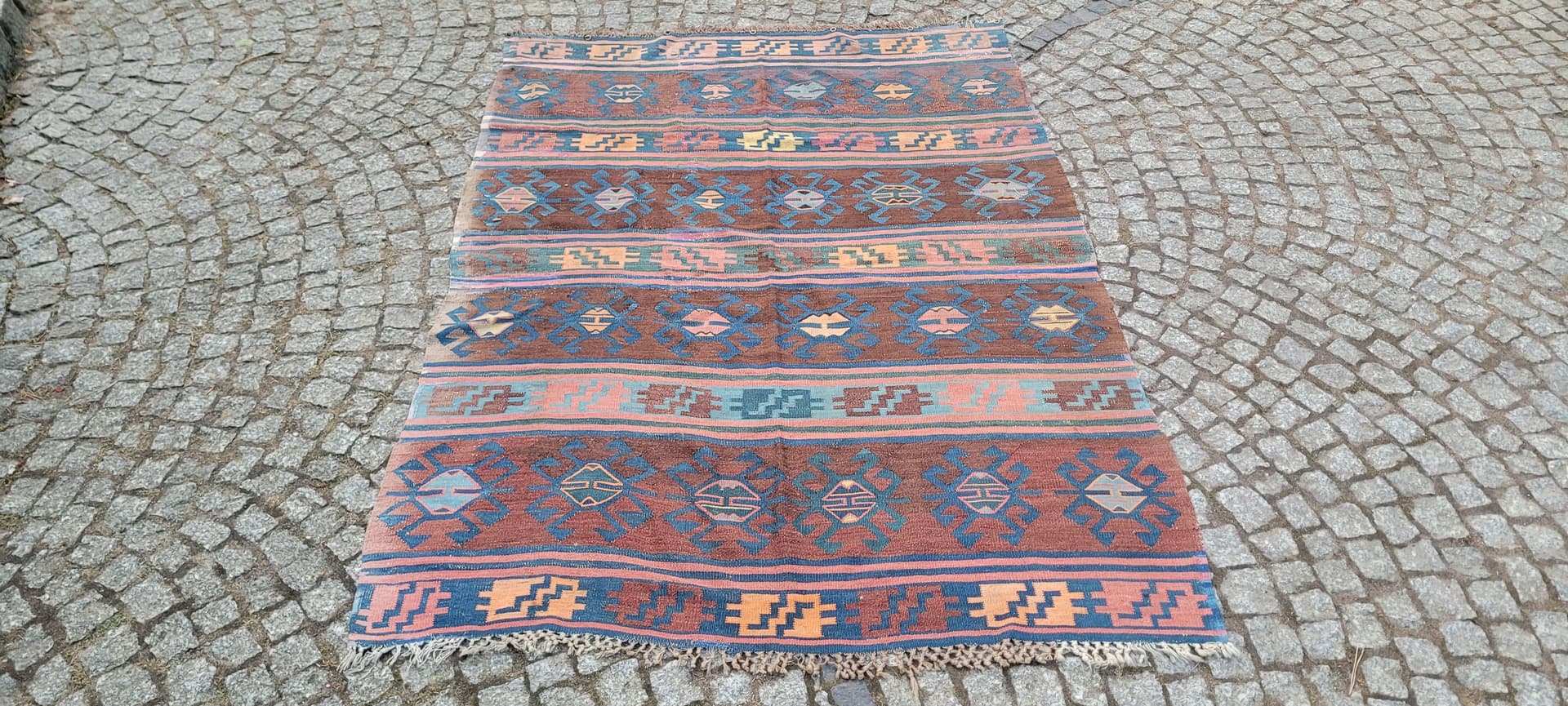 Kilim kurdyjski, multikolor, wełna, Iran, początek XX w. - 289436
