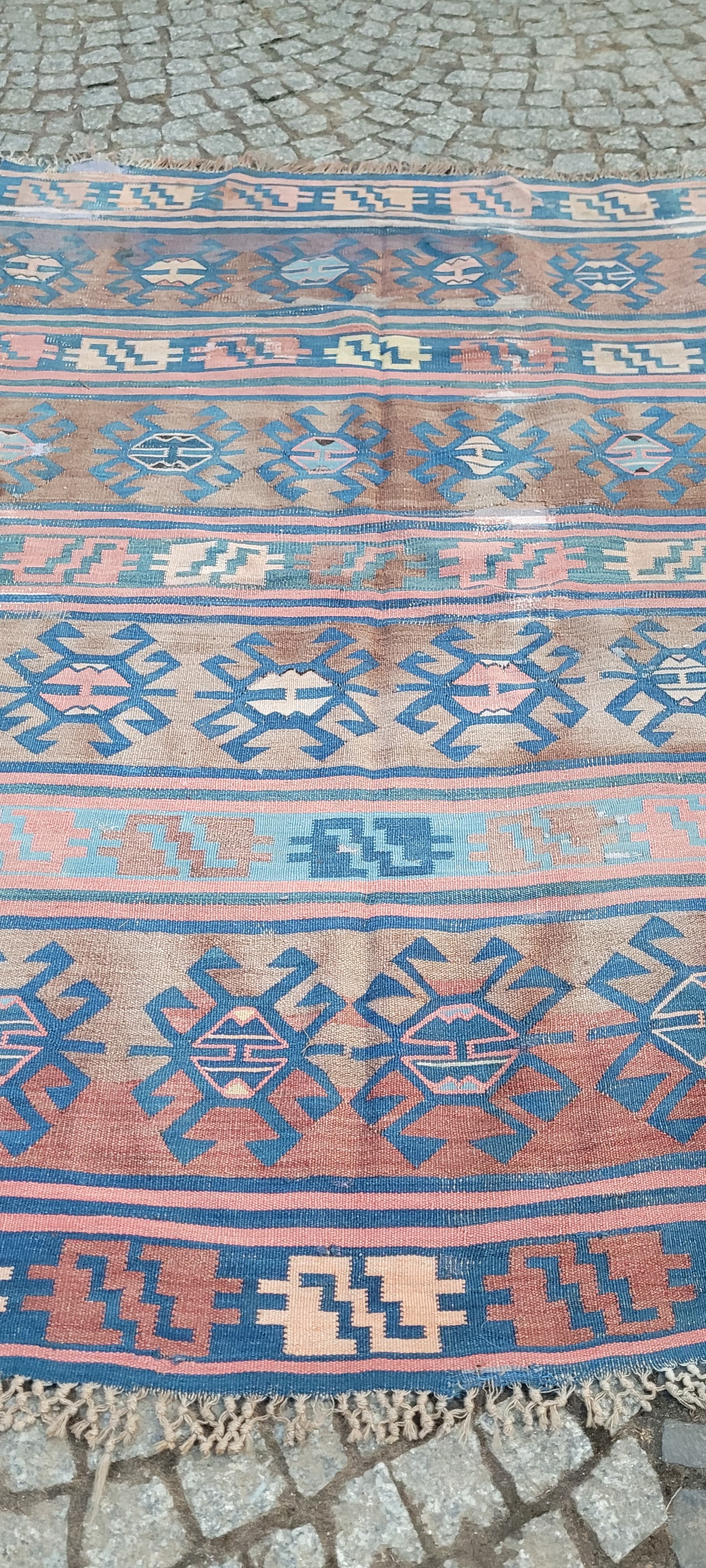 Kilim kurdyjski, multikolor, wełna, Iran, początek XX w. - 289437