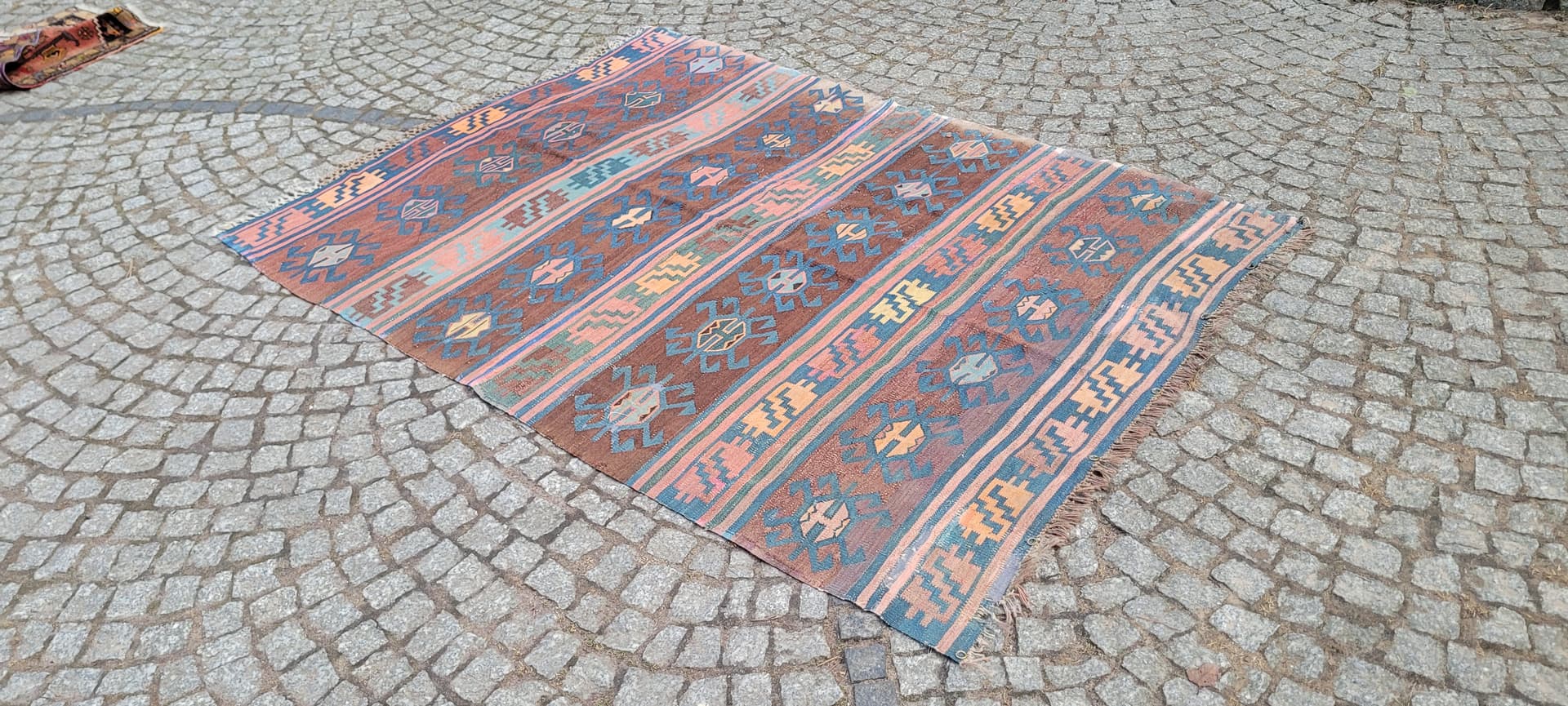 Kilim kurdyjski, multikolor, wełna, Iran, początek XX w. - 289427